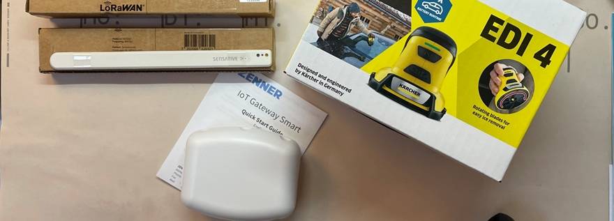 IoT Christmas gifts 2021 on a desk