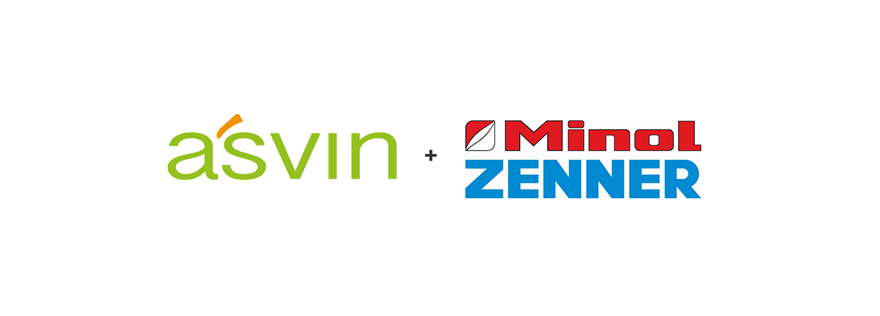 Asvin und Minol-ZENNER Logos