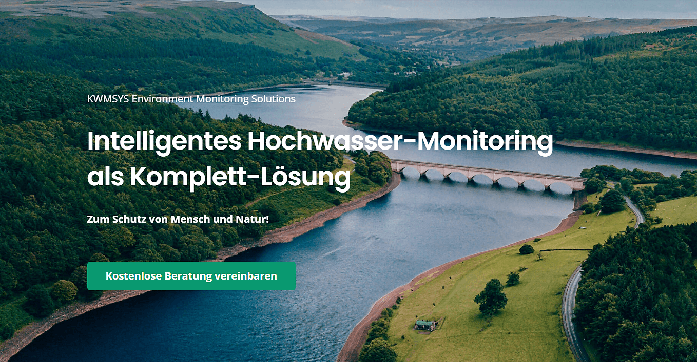 Intelligentes KWMSys Hochwasser-Monitoring als Komplett-Lösung
